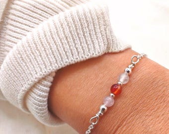 Cancer bracelet • Zodiac Bracelet • Star Sign Jewellery • Astrology bracelet • Zodiac Jewellery • Birthstone jewellery • Silver Bracelet