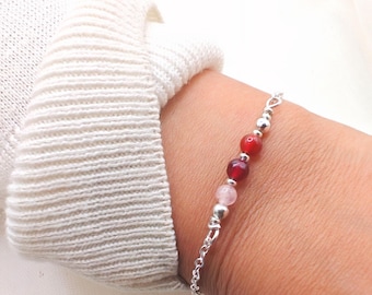 Aries bracelet • Zodiac Bracelet • Star Sign Jewellery • Astrology bracelet • Zodiac Jewellery • Birthstone jewellery • Silver Bracelet