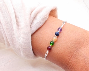 Family Birthstone Bracelet, Personalised bracelet, Birthstone bracelet, Gift for her, Mothers Day Gift, Family Gift, friend gift
