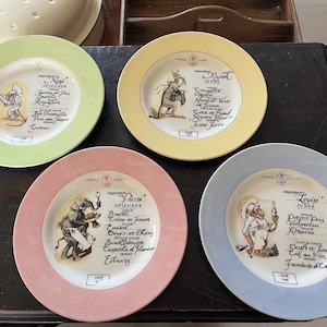 Set of four Royal Stafford tea plates