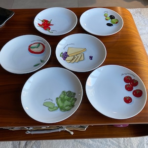 6 Appetizer Plates Etsy UK