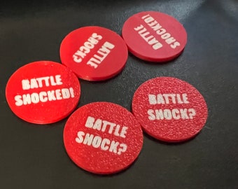 Battle Shock Tokens - 3d Printed