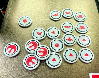 Star Wars Legion Order Token Set - 3d Printed