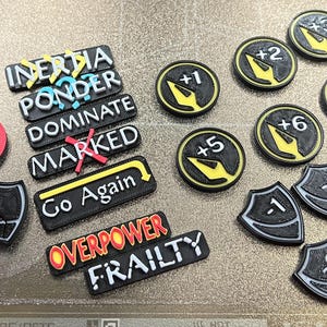 Flesh and Blood TCG tokens - 3d Printed