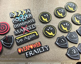 Flesh and Blood TCG tokens - 3d Printed