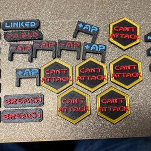 Gundam GCG TCG tokens - 3d Printed