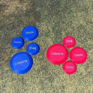 Warmachine 2025 Objective Markers - 3d Printed