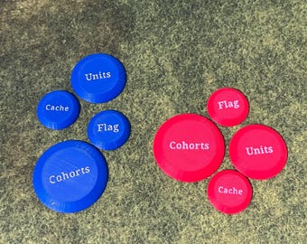 Warmachine 2025 Objective Markers - 3d Printed