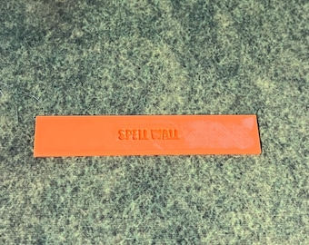 Warmachine Spell Wall Template - 3d Printed