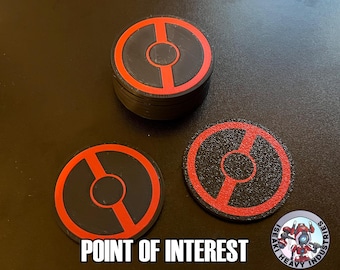 Star Wars Legion Point of Interest Objective Markers - 3d Printed