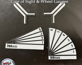 Wheeling & LOS Gauges for Warhammer The Old World - 3d Printed