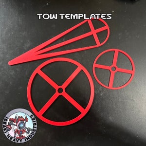 Blast & Flame Templates - 3d Printed