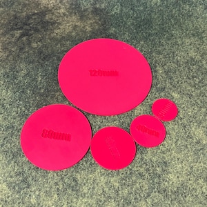Warmachine Proxy Bases Set - 3d Printed