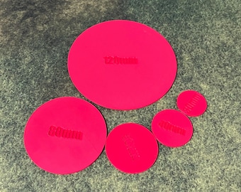Warmachine Proxy Bases Set - 3d Printed