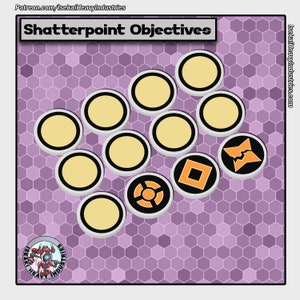 Star Wars Shatterpoint Objective Markers