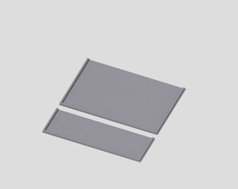 40mm Square Base 3x1 or 3x2 Movement Trays - 3d Printed