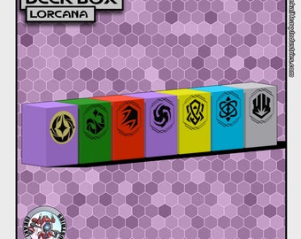 Lorcana Deck Boxes - 3d Printed