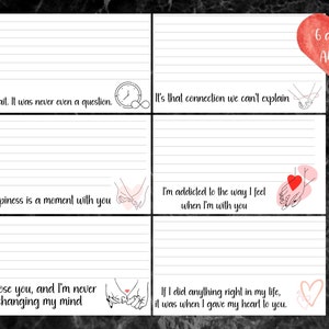 Paquete de papelería Prison Wife, papel para escribir cartas de amor de prisión imprimible, 6 diseños diferentes, descarga digital