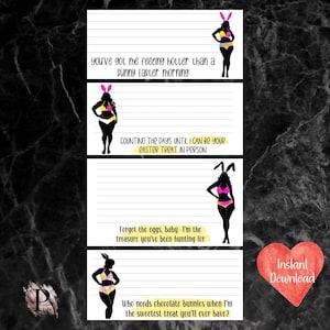Paquete de papelería para esposas de reclusos, papel imprimible con cartas de amor para reclusos, tarjeta de Pascua para reclusos, 4 diseños únicos, descarga digital instantánea
