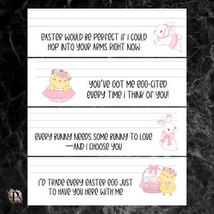 Paquete de papelería de Pascua para esposa de prisión - Tarjeta de Pascua para reclusos - Papel imprimible para escribir cartas de amor de prisión, descarga digital instantánea
