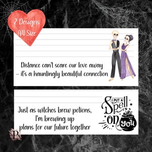 Prison Wife Stationery, Printable Halloween Designs, Digital Download