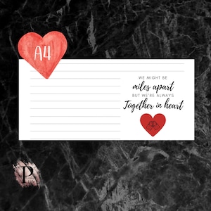 Papelería para esposas en prisión, ideas para cartas de amor para prisiones imprimibles, descarga digital