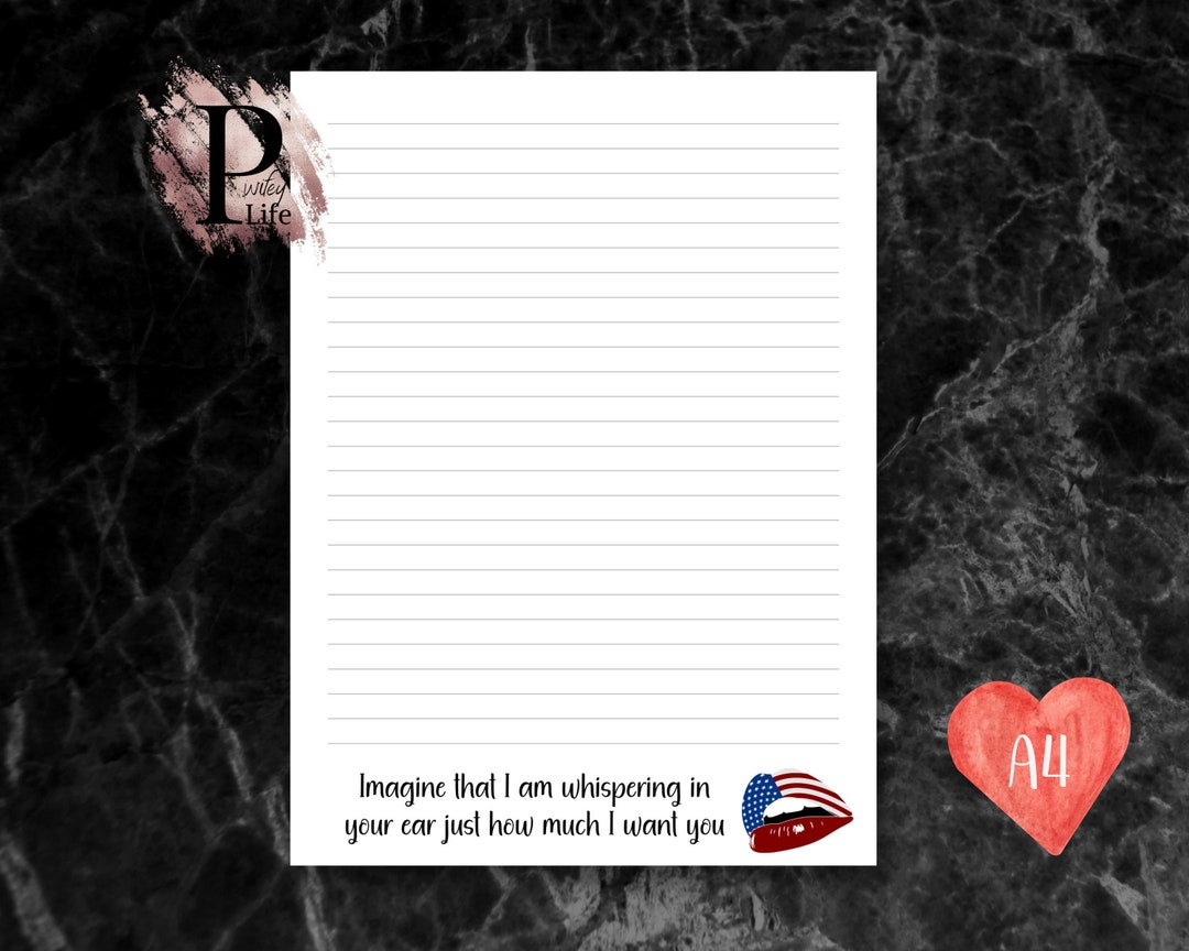 Prison Wife Stationery Printable Digital Download - Etsy
