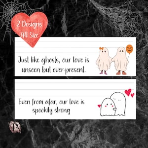 Papelería para esposas en prisión, carta de amor para prisiones imprimible, diseños de Halloween, descarga digital