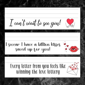 Set de papelería para esposas de prisión, ideas imprimibles para cartas de amor de prisión, 3 diseños, descarga digital instantánea