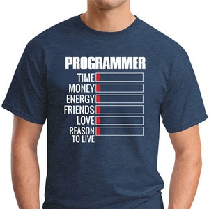 Programmer T-Shirt -  Men's Printed T-Shirt Small-2XLarge