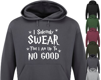I Solemnly Swear That I Am Up To No Good Unisex Hoodie Small - 2XL