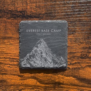 Base para copos de ardósia do acampamento base do Everest