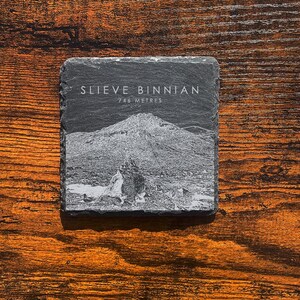 Slieve Binnian - Bergskiss Skifferunderlägg