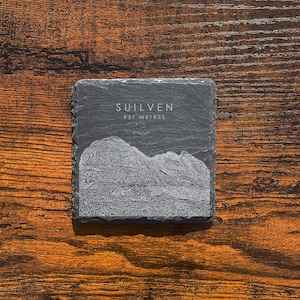 Suilven Sketch Slate Coaster