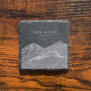 Ben More Scotland Schiefer Untersetzer