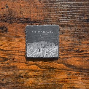 Kilimanjaro Slate Coaster