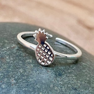 Sterling silver cheap pineapple ring