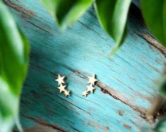 Dainty Star Stud Earrings, Stainless Steel Celestial Jewelry, Minimalist Gift
