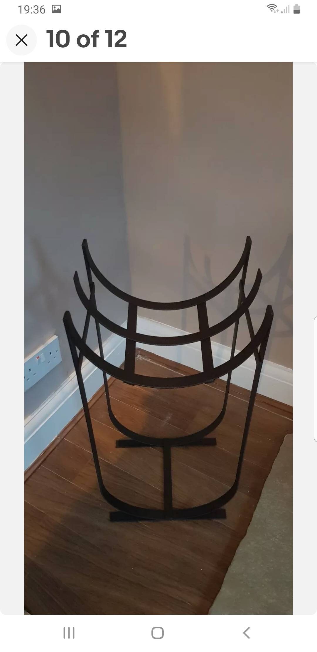 Handmade Metal Log and Kindling Holder / Basket / Store Indoor Etsy UK