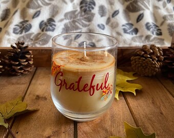 Pumpkin Apple Cider “Grateful” Candle