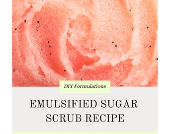 DIY Emulsified Sugar Scrub Recipe