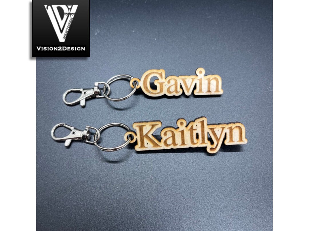 Personalized Name Keychains - Etsy