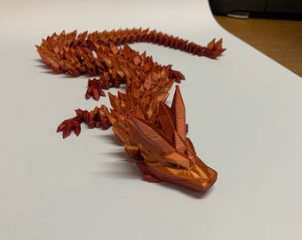 Crystal Articulating Dragon 19Inch