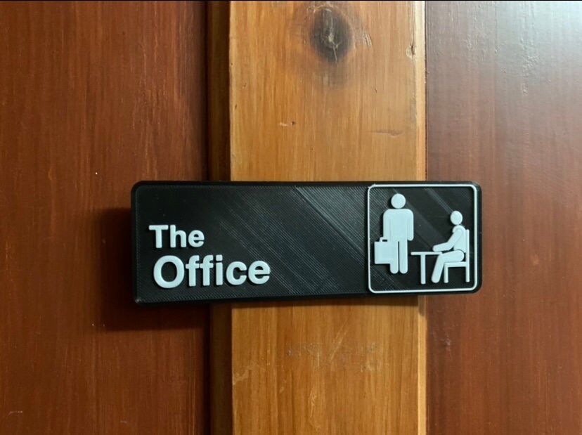 The Office US Sign - Office Sign - 3D Printed - Workplace - BOSS - Etsy