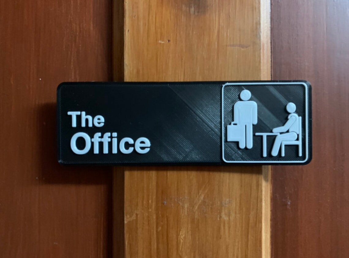 The Office US Sign - Office Sign - 3D Printed - Workplace - BOSS - Etsy