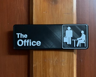 The Office US Sign - Office Sign - 3D Printed - Workplace - BOSS