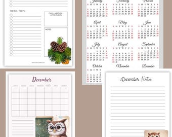 Teacher Planner Bundle Printable ,A4 & A5 Journal Pages, Digital Classroom Organizer Instant Download