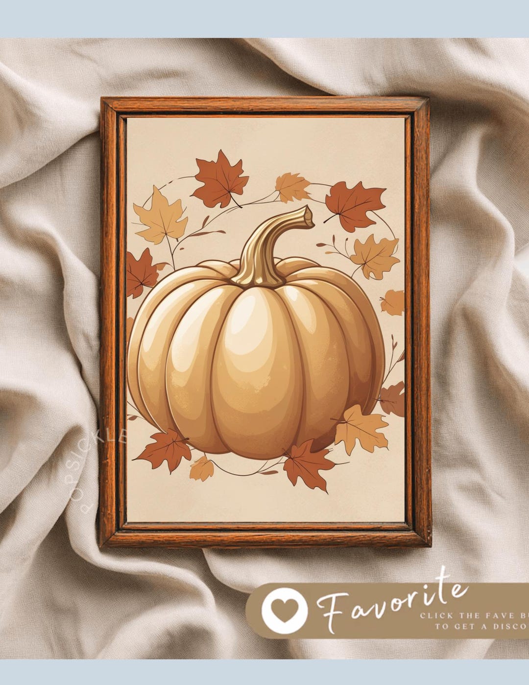 Pumpkin Season Wall Art Set ,cute Autumn Ghost Prints , Fall Decor ...