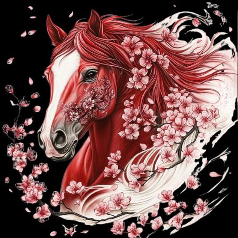 2026 Year of the Horse PNG , Fire Horse Chinese Zodiac Art , Galloping ...