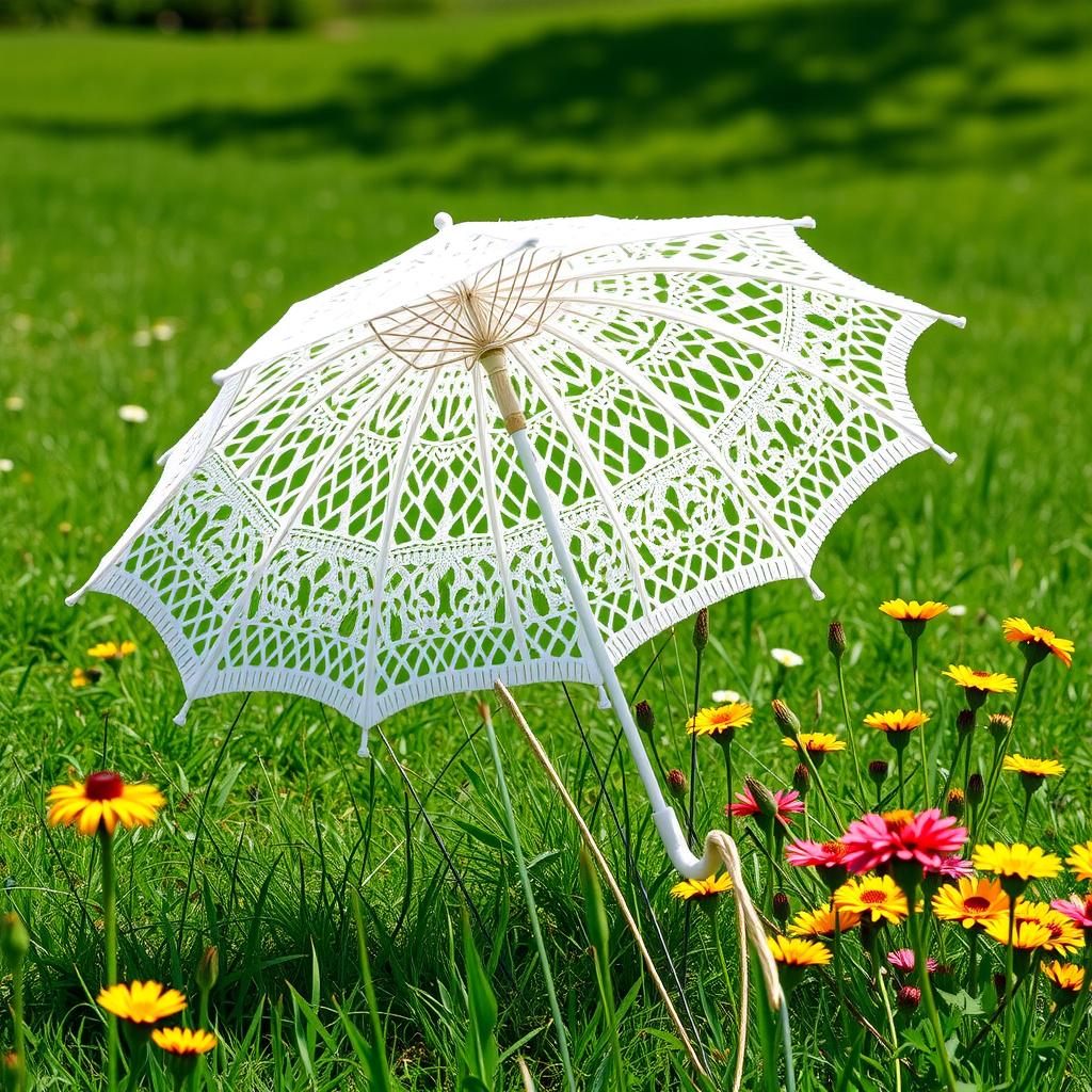 Crocheted Openwork Umbrella Pattern